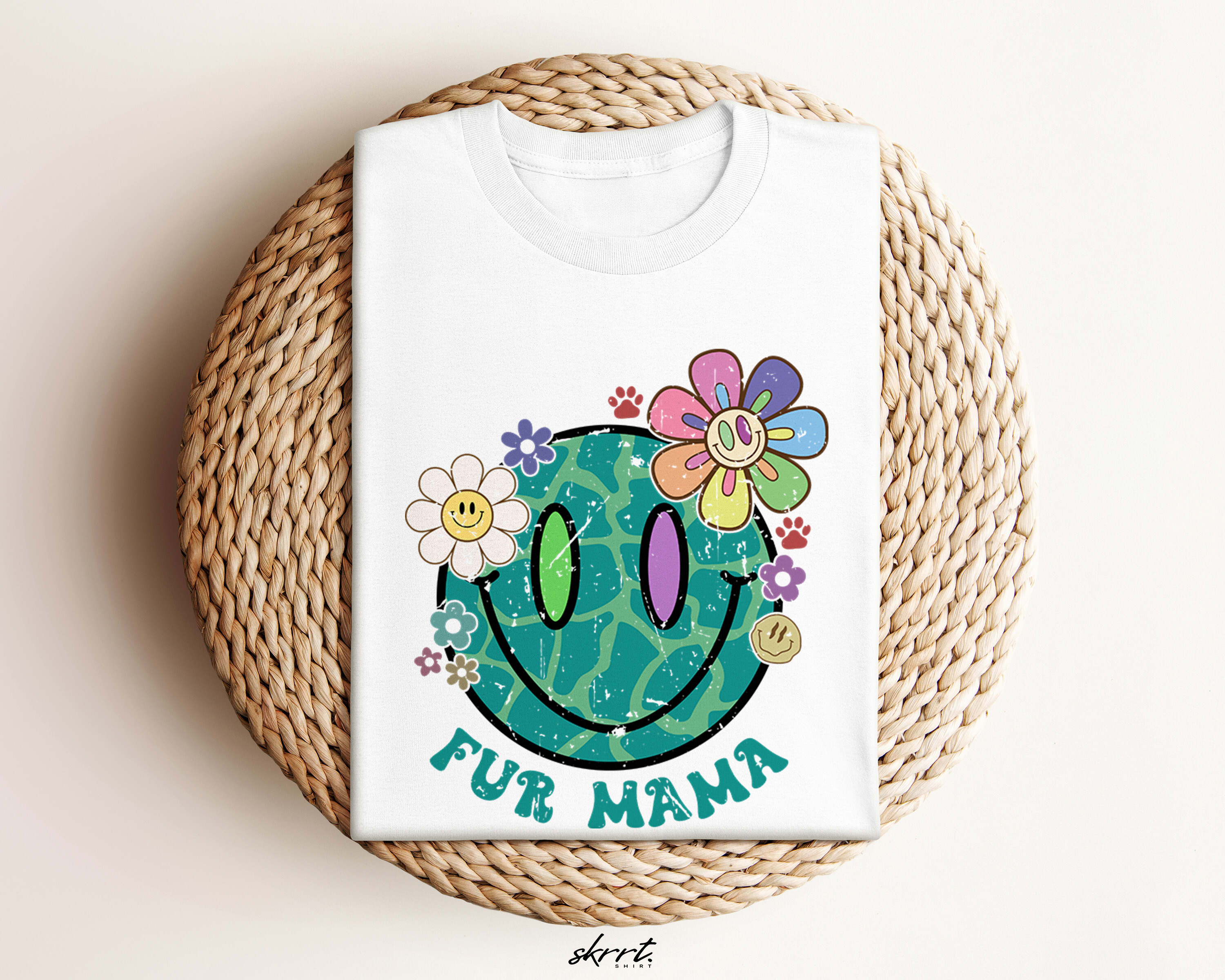 Moederdag Mama Cadeau - T-shirt - Fur Mama - Oversized - #59