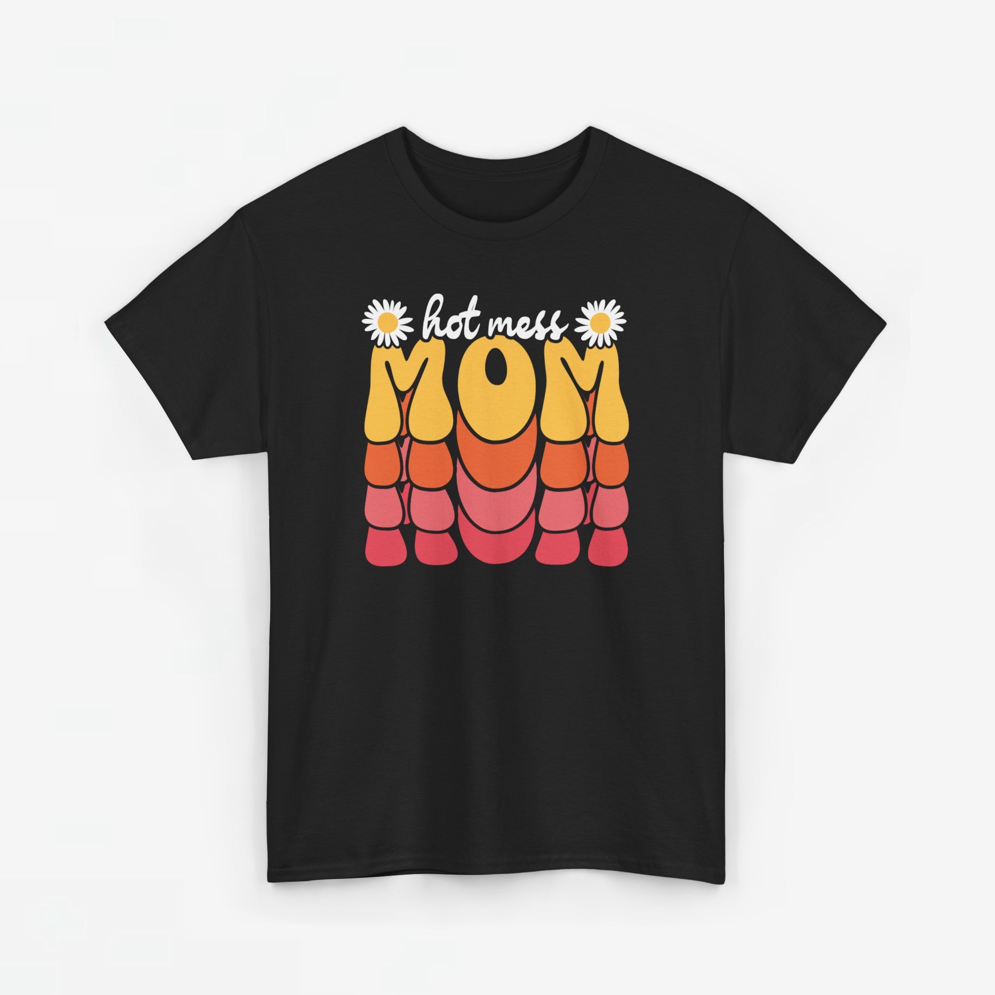 Moederdag Mama Cadeau - T-shirt - Hot Mess Mom - Oversized - #31