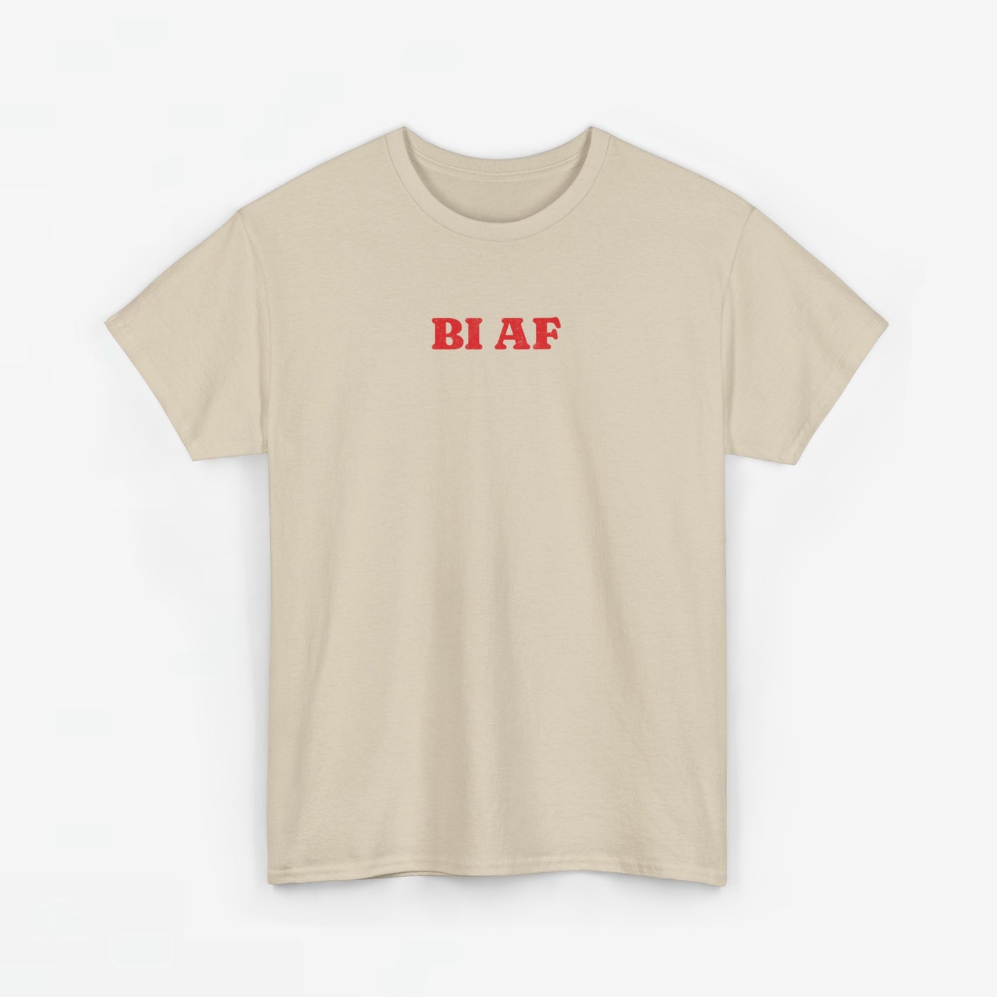 Gay Pride T-shirt -  BI AF - Oversized Tee