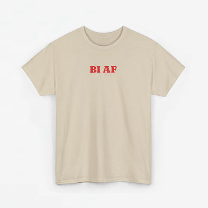 Gay Pride T-shirt -  BI AF - Oversized Tee