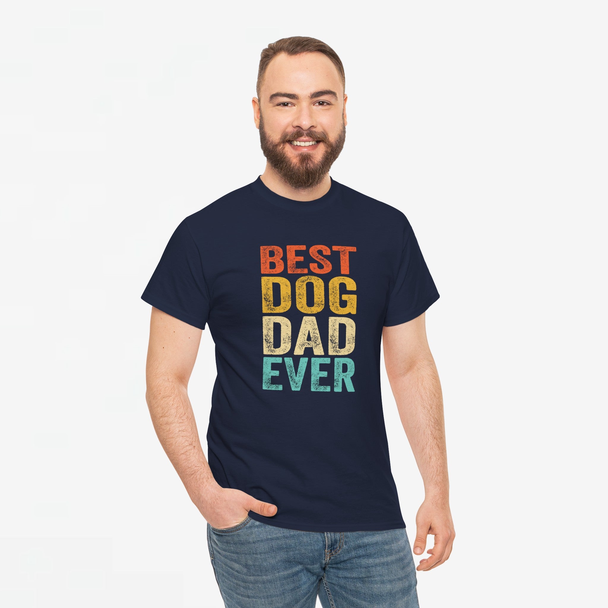 Vaderdag Papa Cadeau - T-shirt - Best Dog Dad Ever - Oversized #27