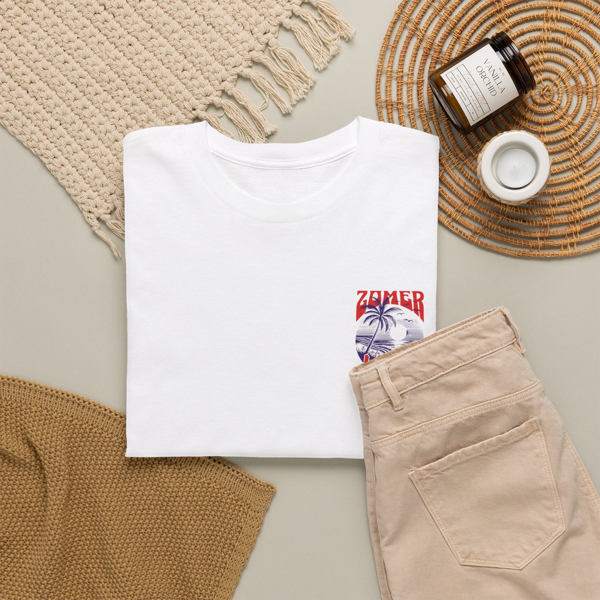 Zomer T-shirt voor Heren - Skrrtshirt Zomervakantie Oversized Tee #1 - Zomer Vibes