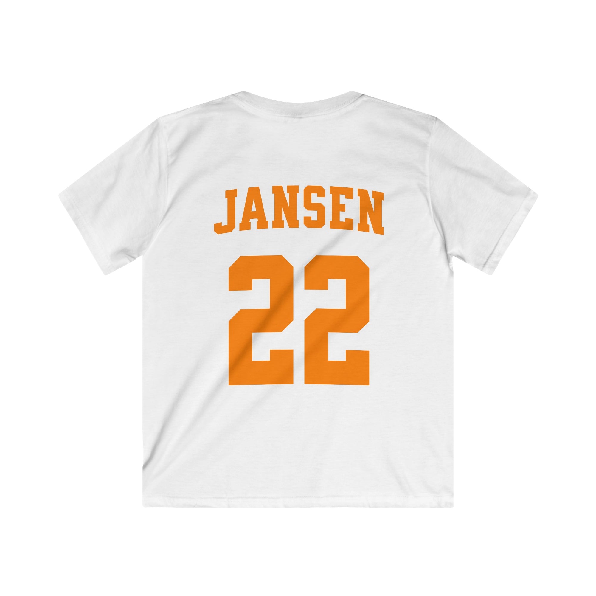 Kind Voetbal T-shirt - EK, WK en Koningsdag Kinderkleding - Personaliseer met Naam, Jaar & Rugnummer - HOLLAND