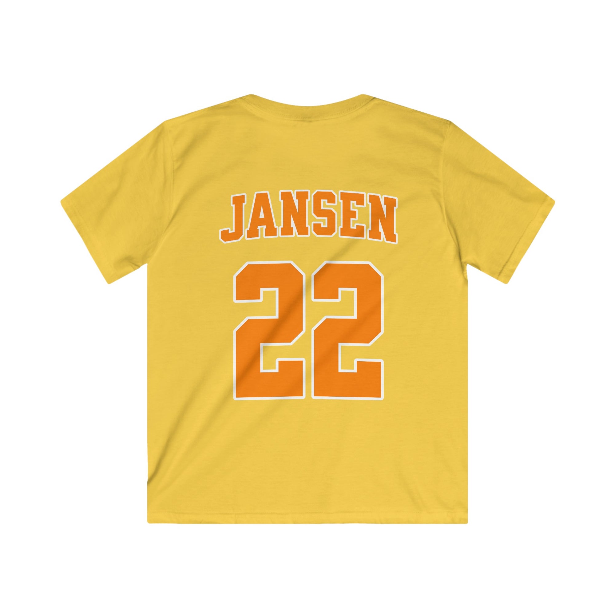 Kind Voetbal T-shirt - EK, WK en Koningsdag Kinderkleding - Personaliseer met Naam, Jaar & Rugnummer - HOLLAND