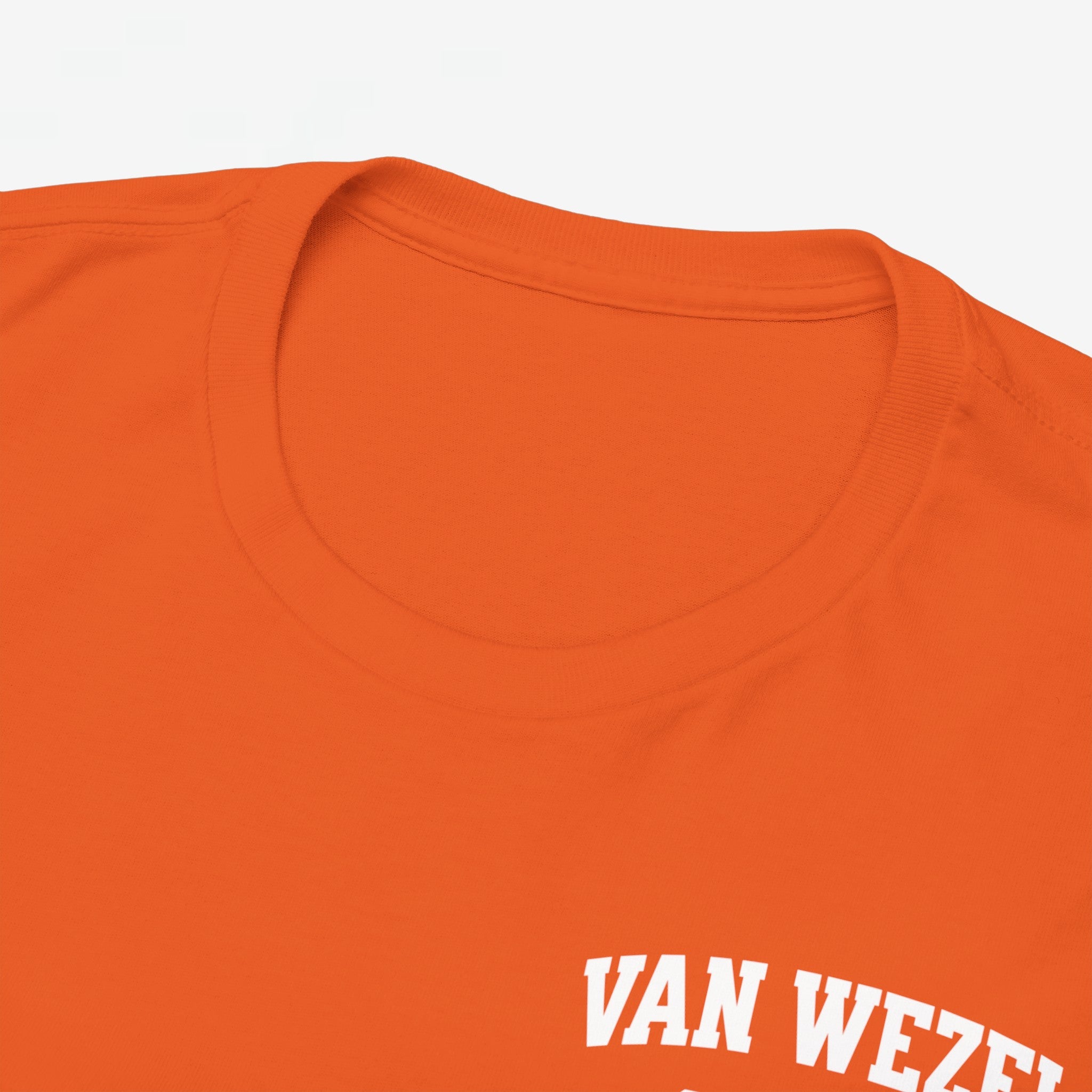 Oranje T-shirt voor EK, WK en Koningsdag - Personaliseer met Naam & Rugnummer (witte tekst)