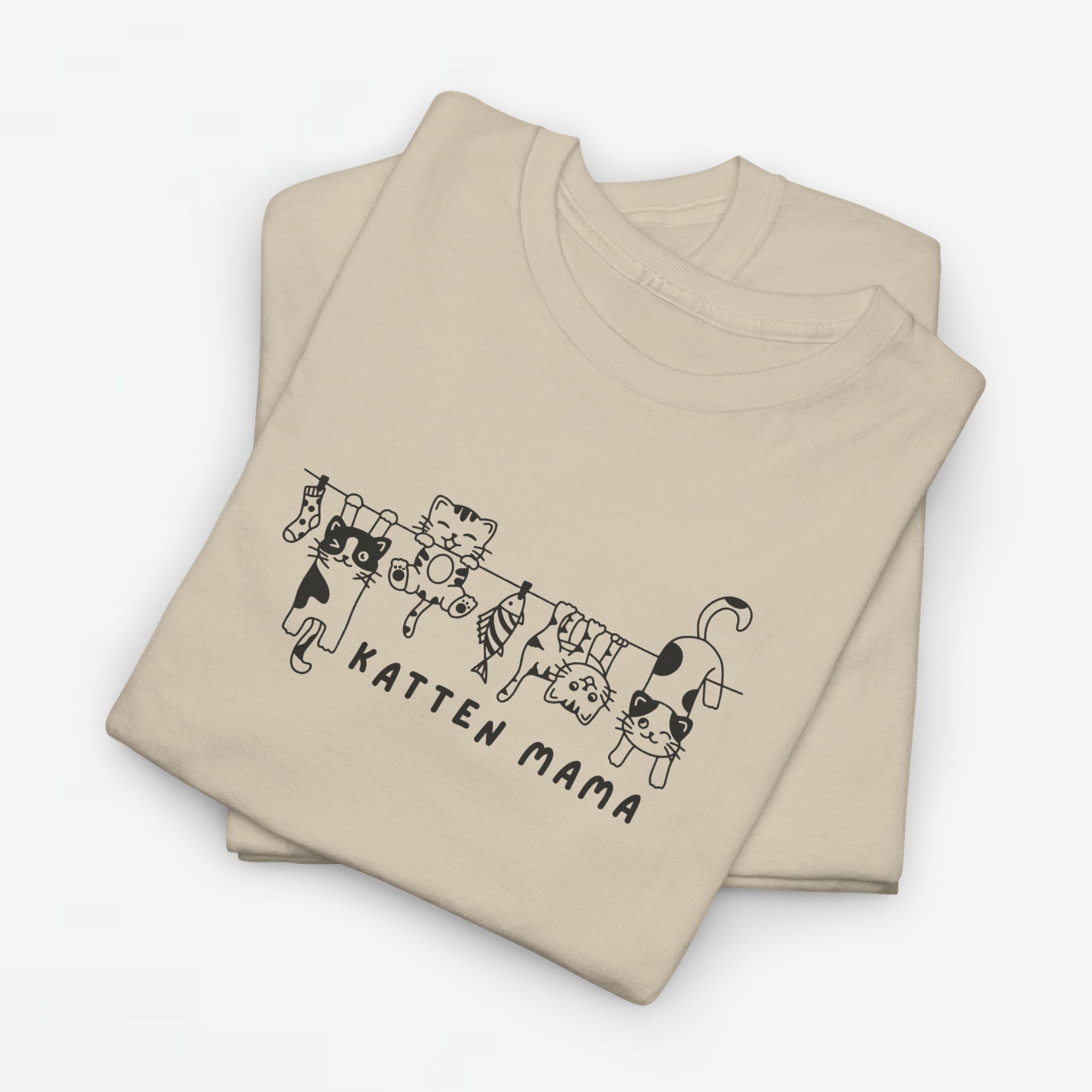 Moederdag Mama Cadeau - T-shirt - Katten Mama - Oversized - #63