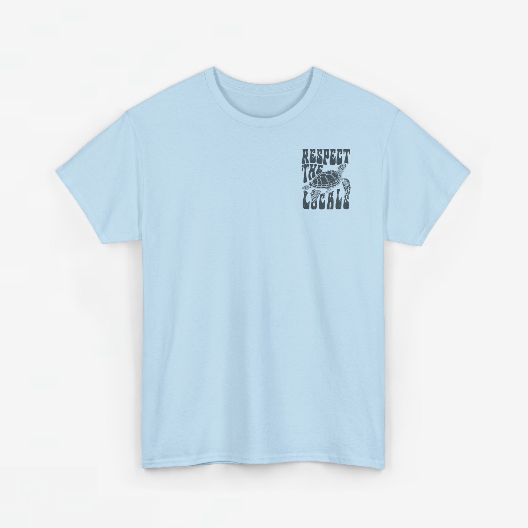 Zomer T-shirt voor Heren - Skrrtshirt Zomervakantie Oversized Tee #11 - Respect the locals