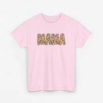 Roze oversized t-shirt met ronde hals en “MAMA” borstprint