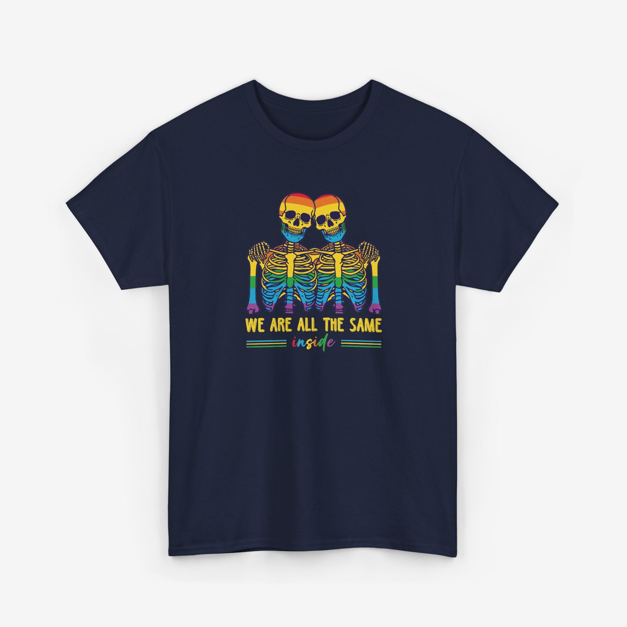 Gay Pride T-shirt - Skelet We Are All The Same | SkrrtShirt