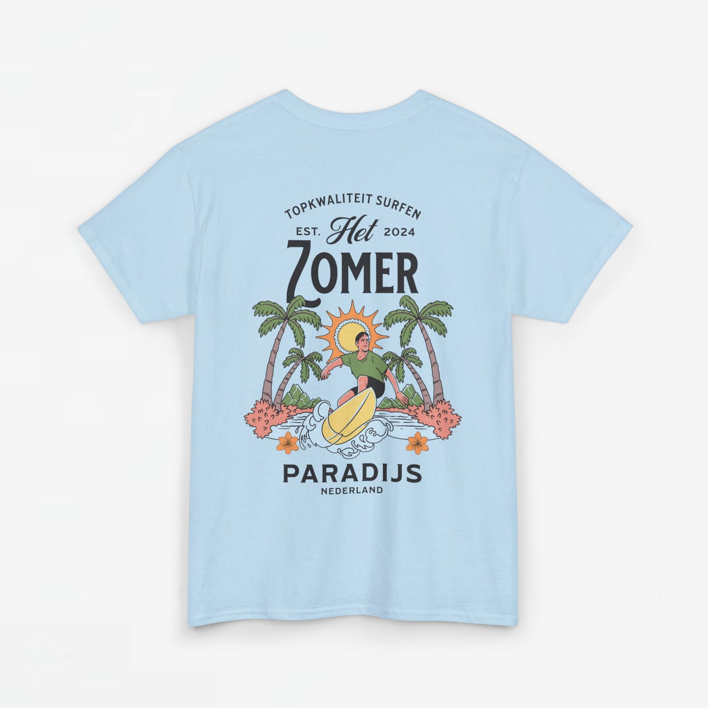 Zomer T-shirt voor Dames - Skrrtshirt Zomervakantie Oversized Tee #10 - Zomer Paradijs