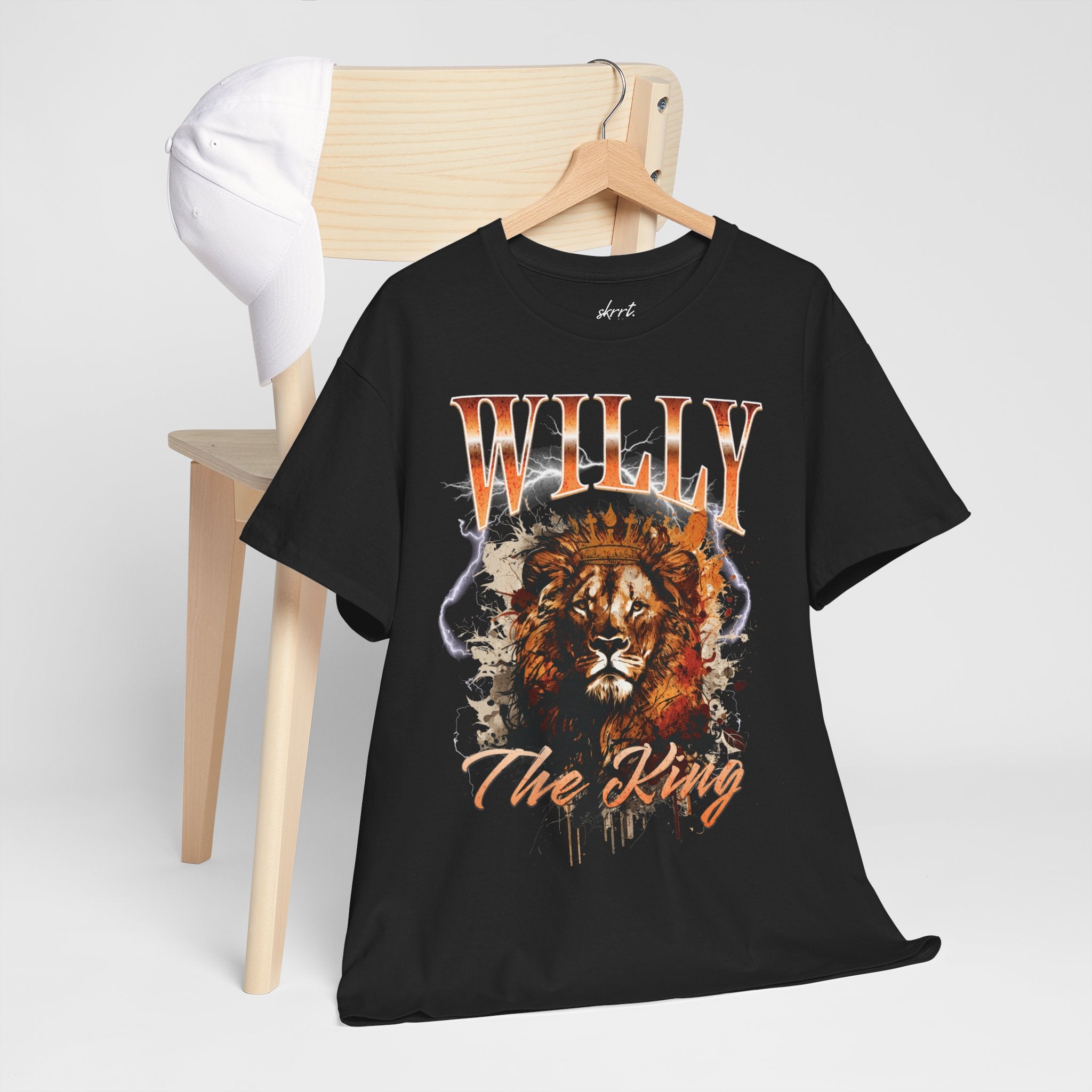 Willy The King 90s Vintage Bootleg | Front Print | Koningsdag T-shirt | Retro | Oversized
