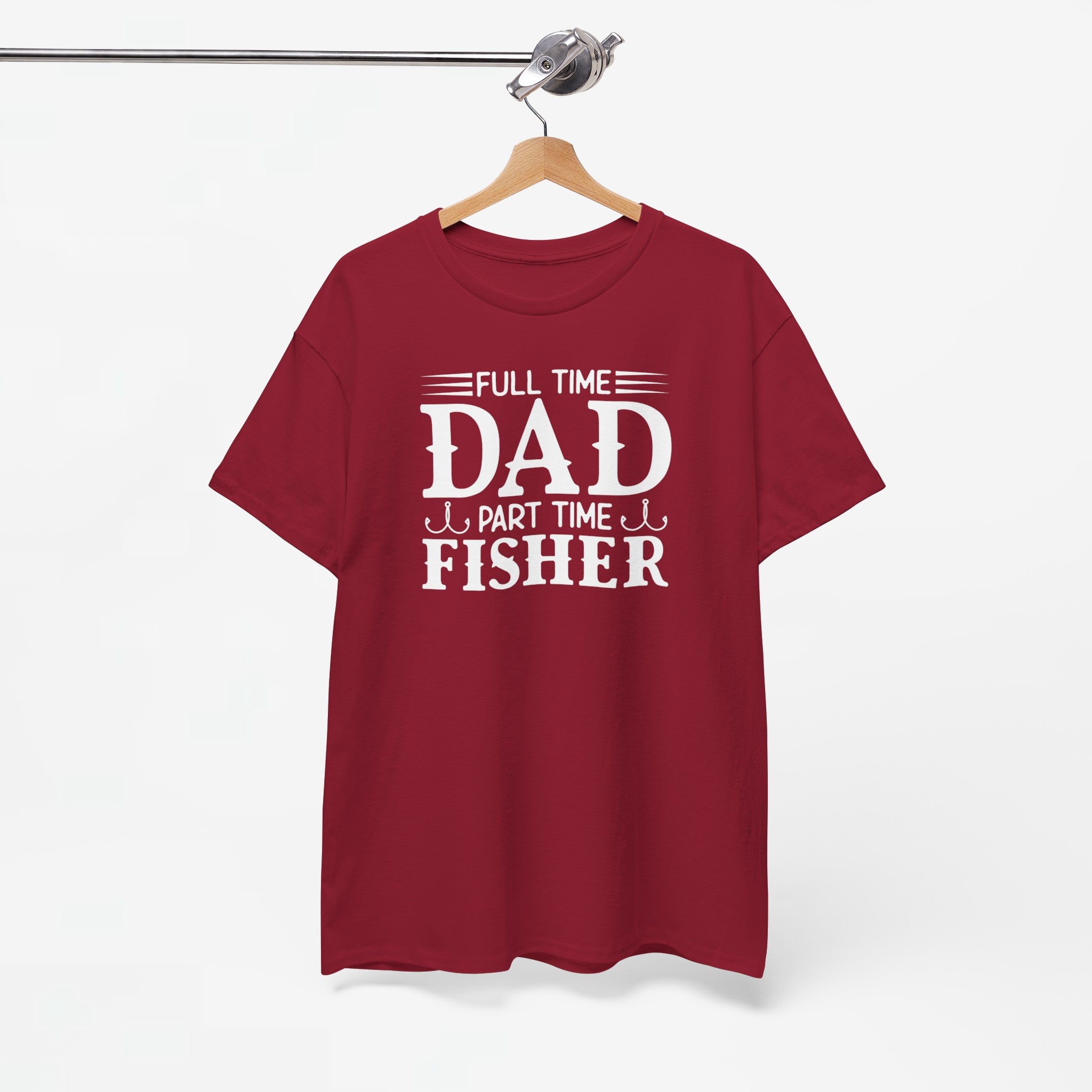 Vaderdag Papa Cadeau - T-shirt - Full Time Dad, Part Time Fisher - Oversized #11