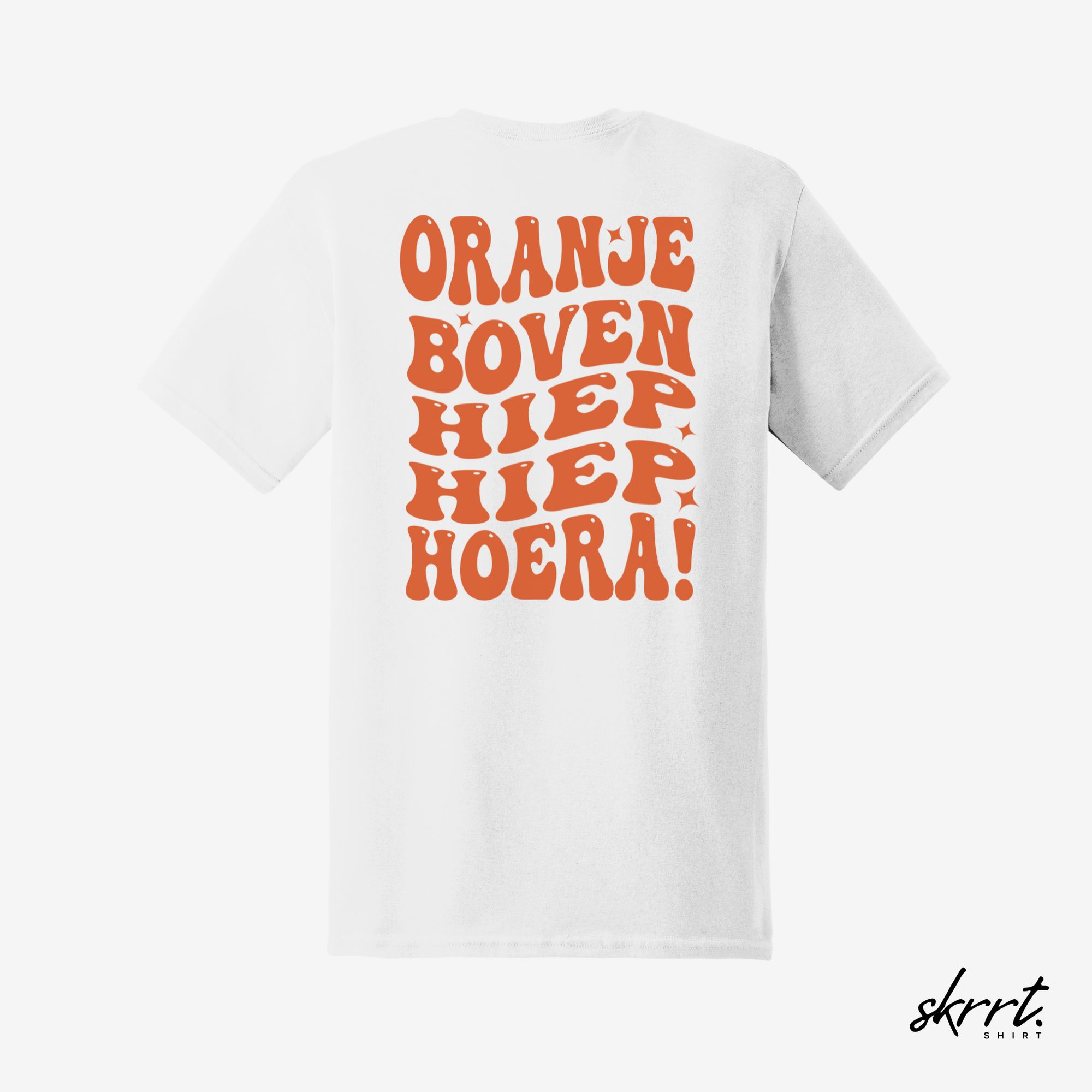 Oranje Boven Hiep Hiep Hoera | Back Print | Koningsdag T-shirt | Oversized