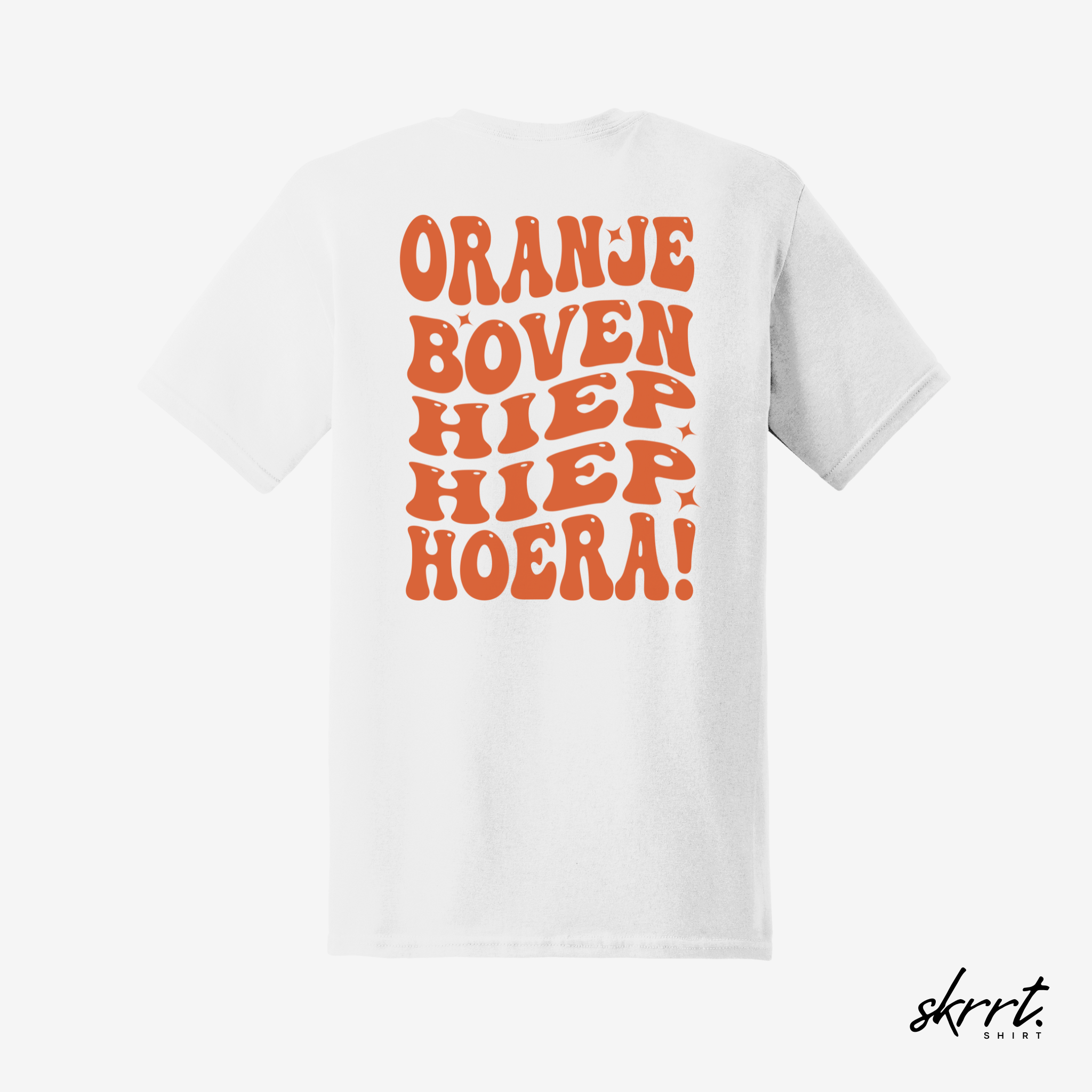 Oranje Boven Hiep Hiep Hoera | Back Print | Koningsdag T-shirt | Oversized