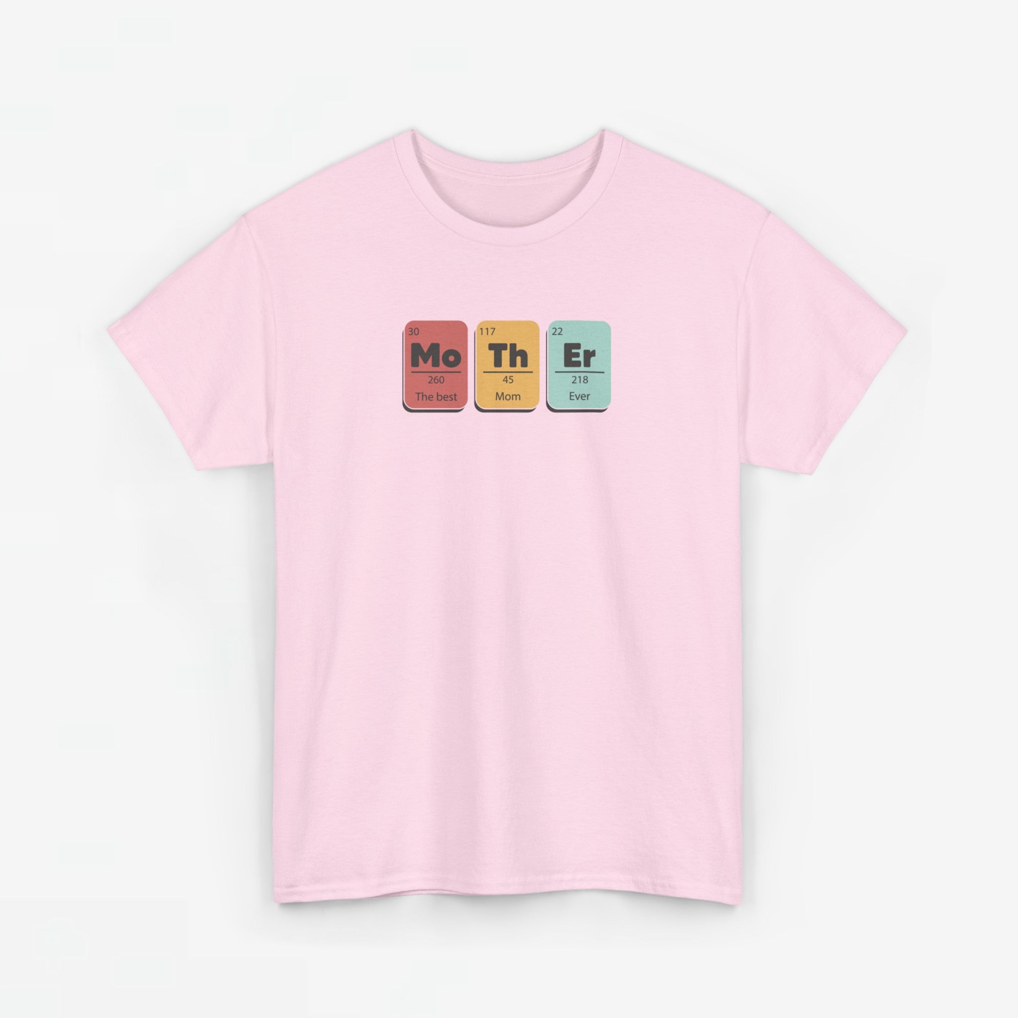 Moederdag Mama Cadeau - T-shirt - Periodiek Systeem Best Mom Ever - Oversized - #56
