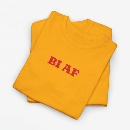 Gay Pride T-shirt -  BI AF - Oversized Tee