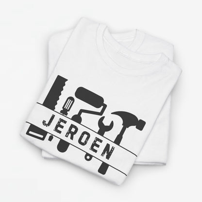 Gepersonaliseerde Vaderdag Papa Cadeau - T-shirt - Klusser Met Naam