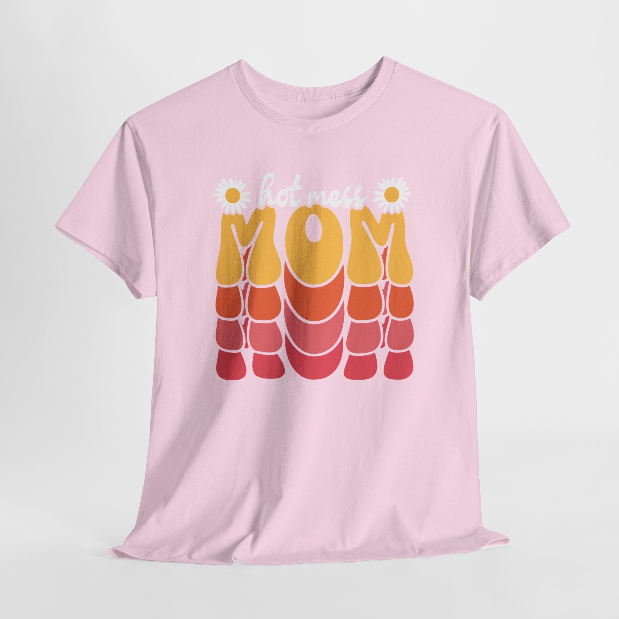 Moederdag Mama Cadeau - T-shirt - Hot Mess Mom - Oversized - #31