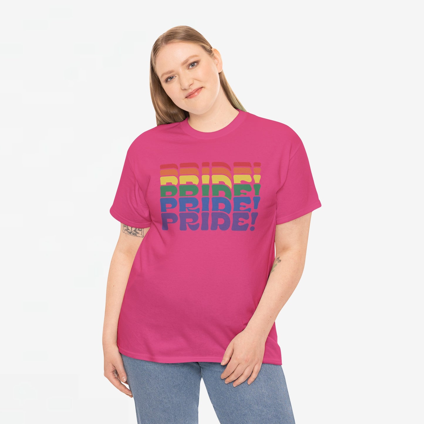 Gay Pride T-shirt - PRIDE! - Oversized #46