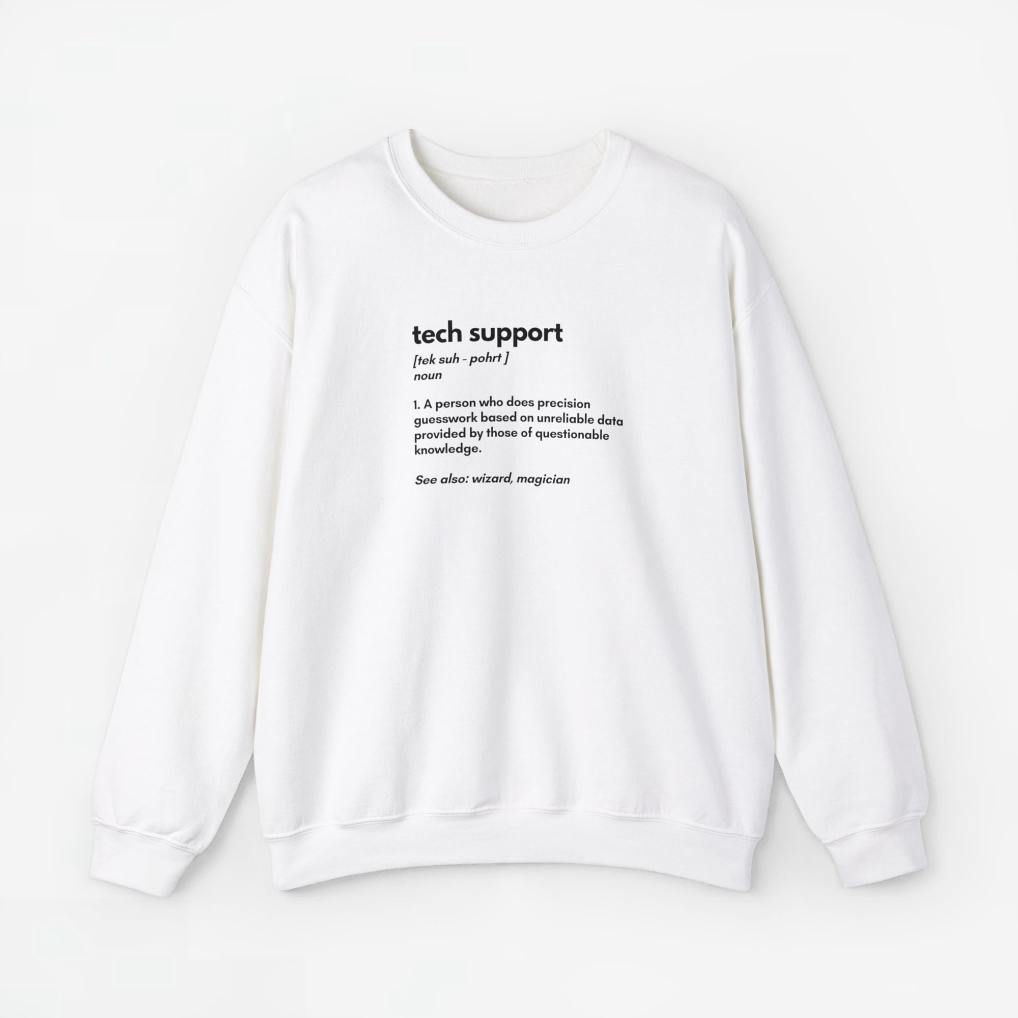 Tech support - ICT Beroep - Trui met Print voor Hem / Haar