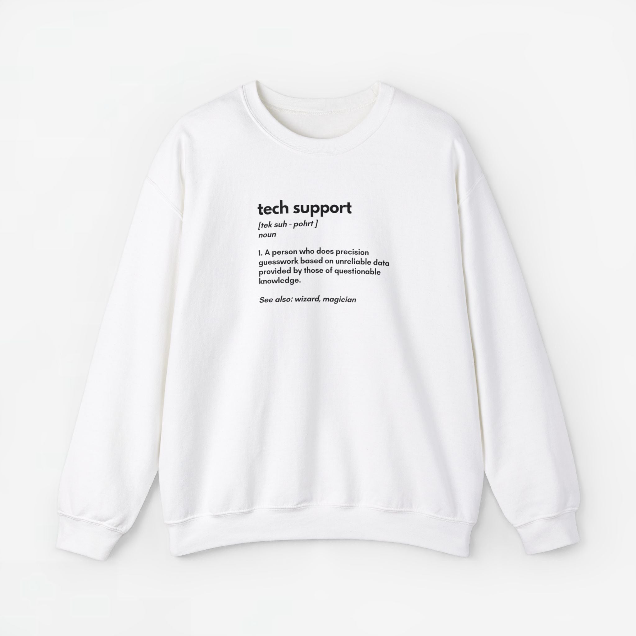 Tech support - ICT Beroep - Trui met Print voor Hem / Haar