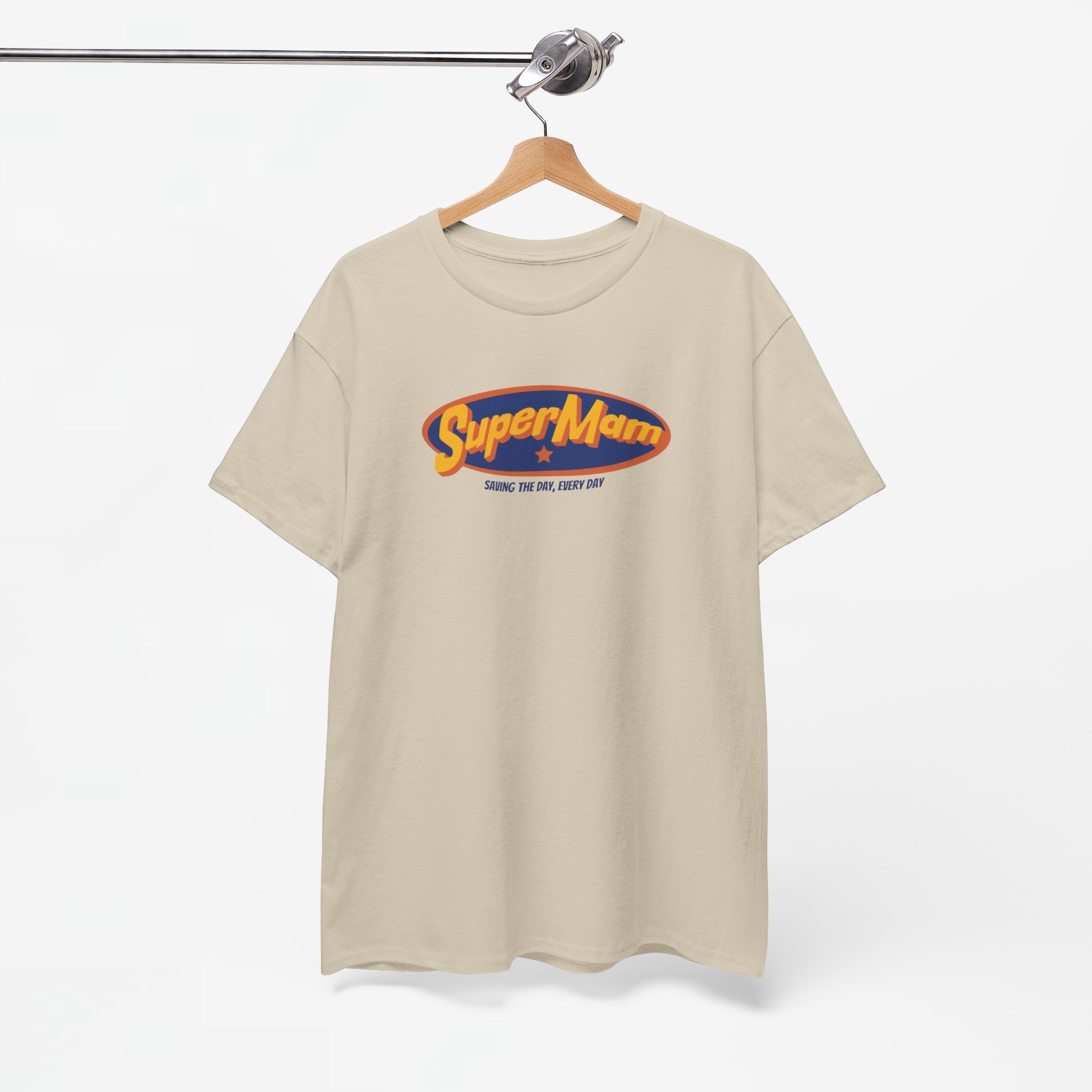 Moederdag Mama Cadeau - T-shirt - Super Mam - Oversized - #70