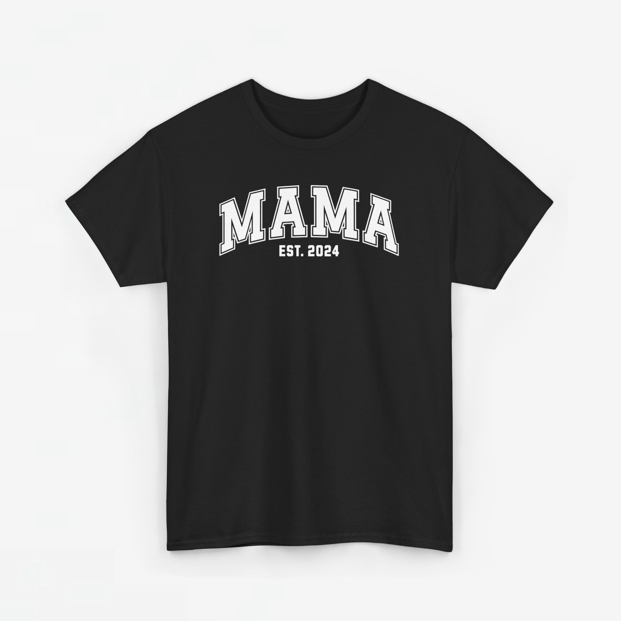 Gepersonaliseerde Moederdag Mama Cadeau - T-shirt - MAMA - EST [Jaar]