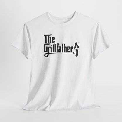 Vaderdag Papa Cadeau - T-shirt - The Grillfather (zwarte tekst) Oversized #2