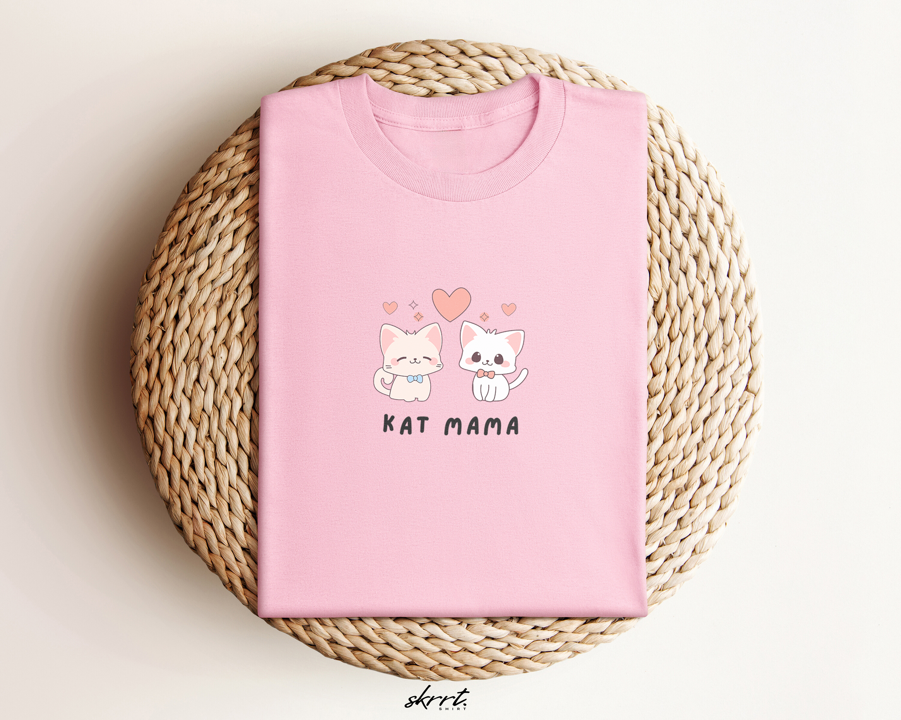 Moederdag Mama Cadeau - T-shirt - Kat Mama - Oversized - #62