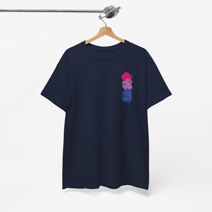 Gay Pride T-shirt - Katten Bi Vlag - Oversized #49