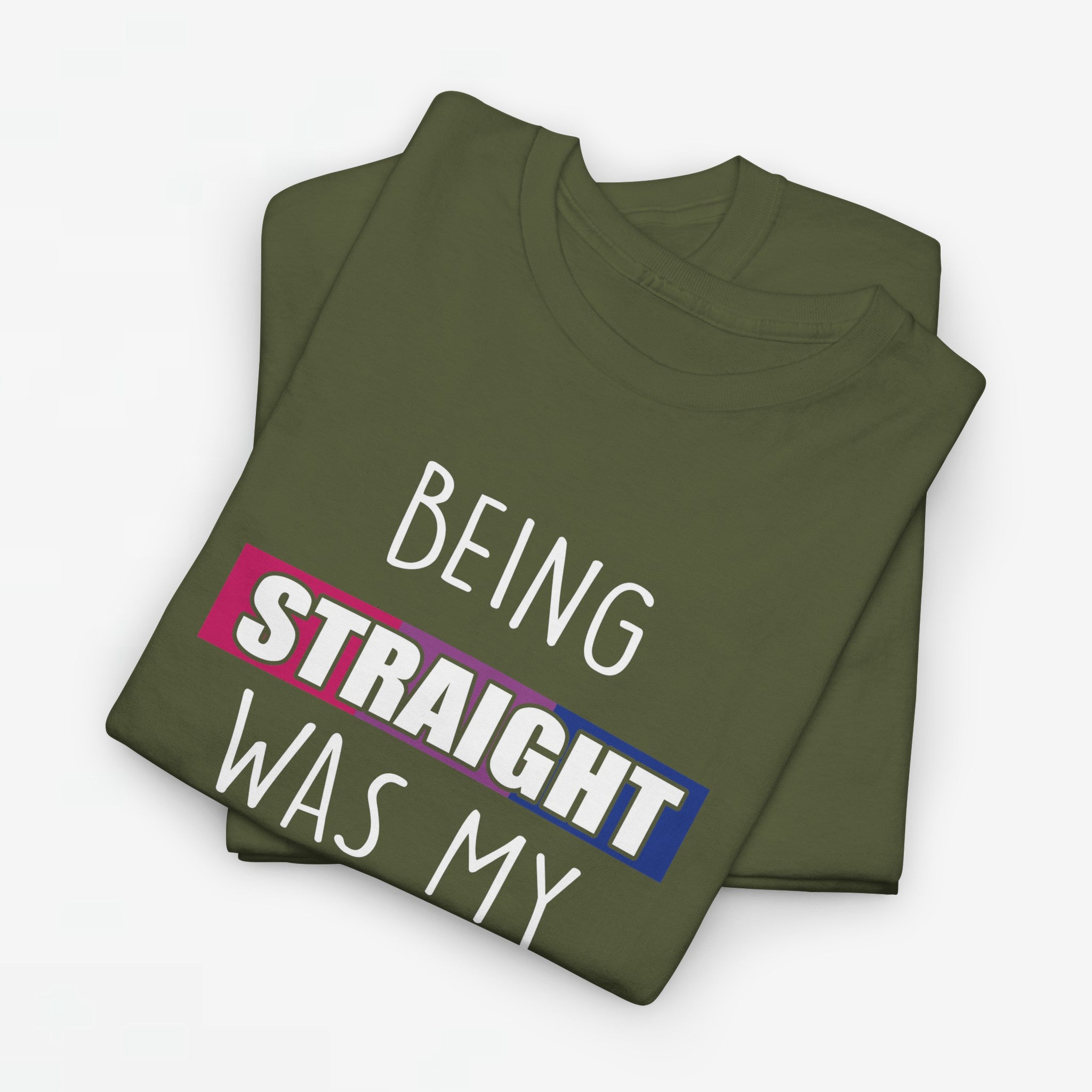 Gay Pride T-shirt - Being Straight Was My Phase - Oversized #61