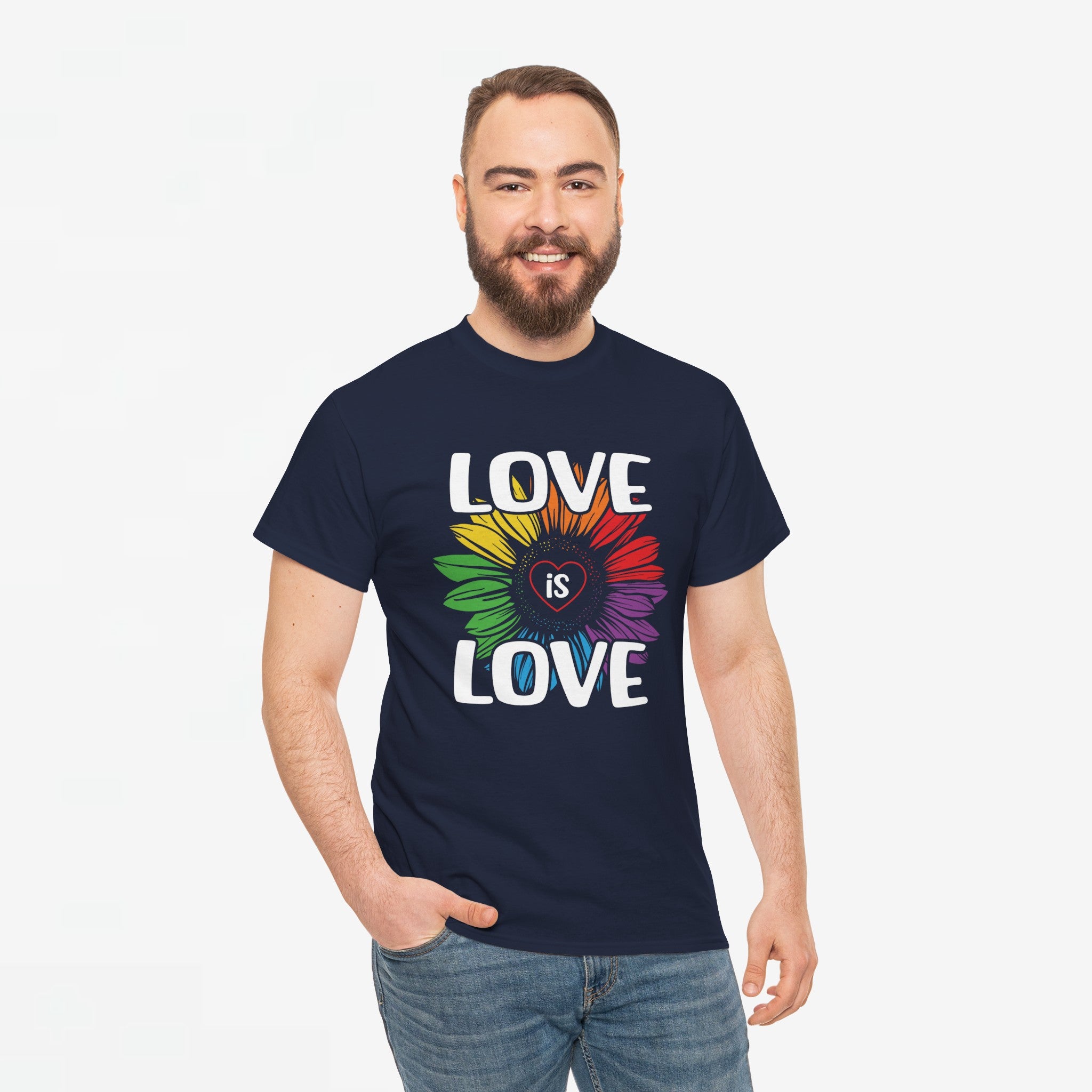 Gay Pride T-shirt - Love is Love - Oversized #65