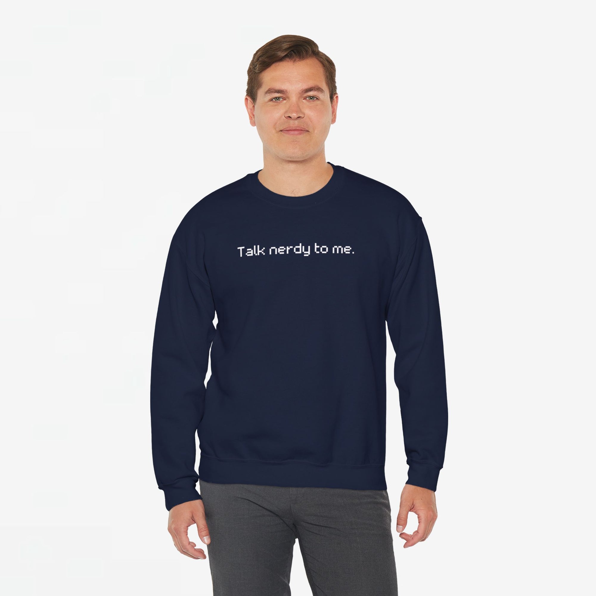 Talk nerdy to me - ICT Beroep - Trui met Print voor Hem / Haar