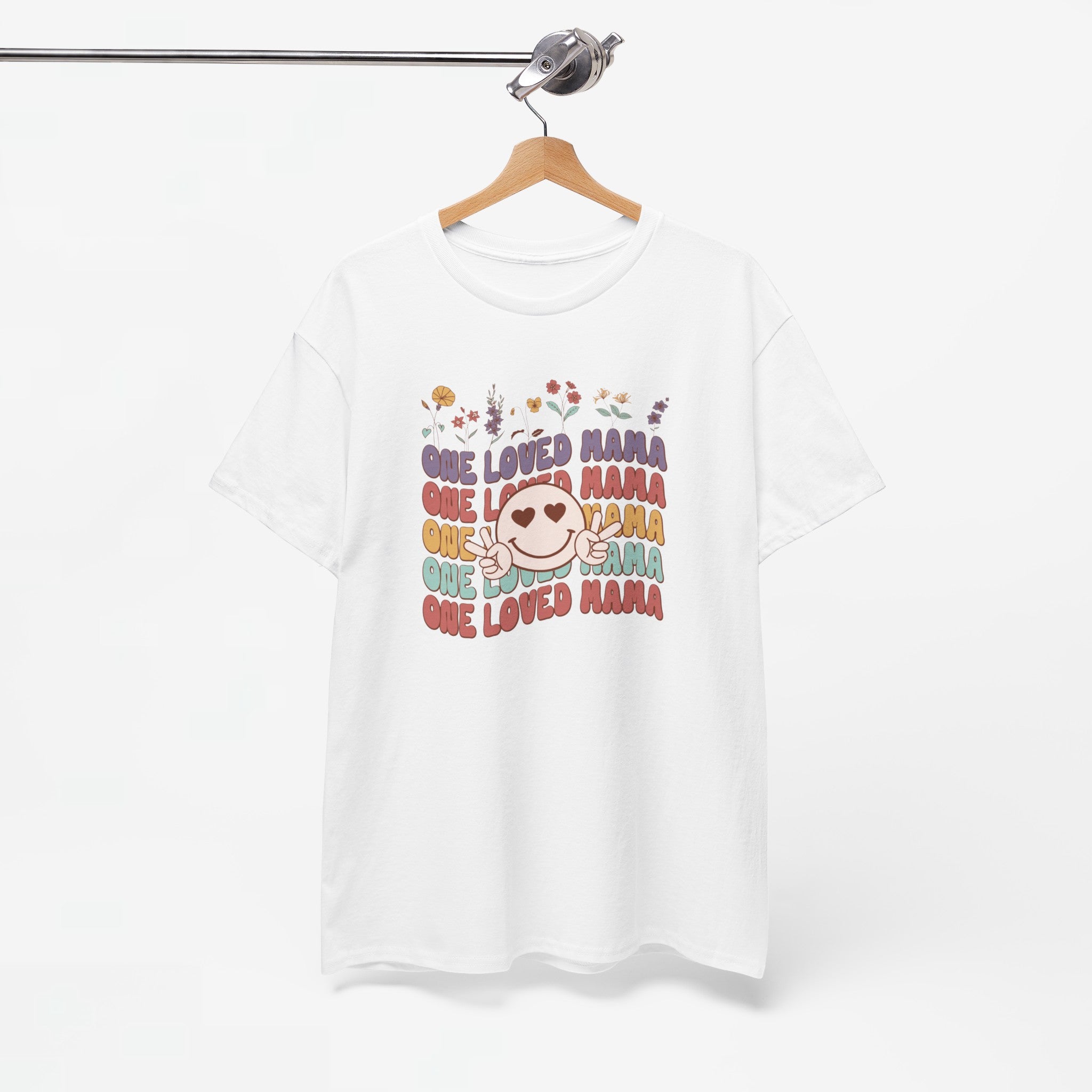 Moederdag Mama Cadeau - T-shirt - One Loved Mama - Oversized - #52