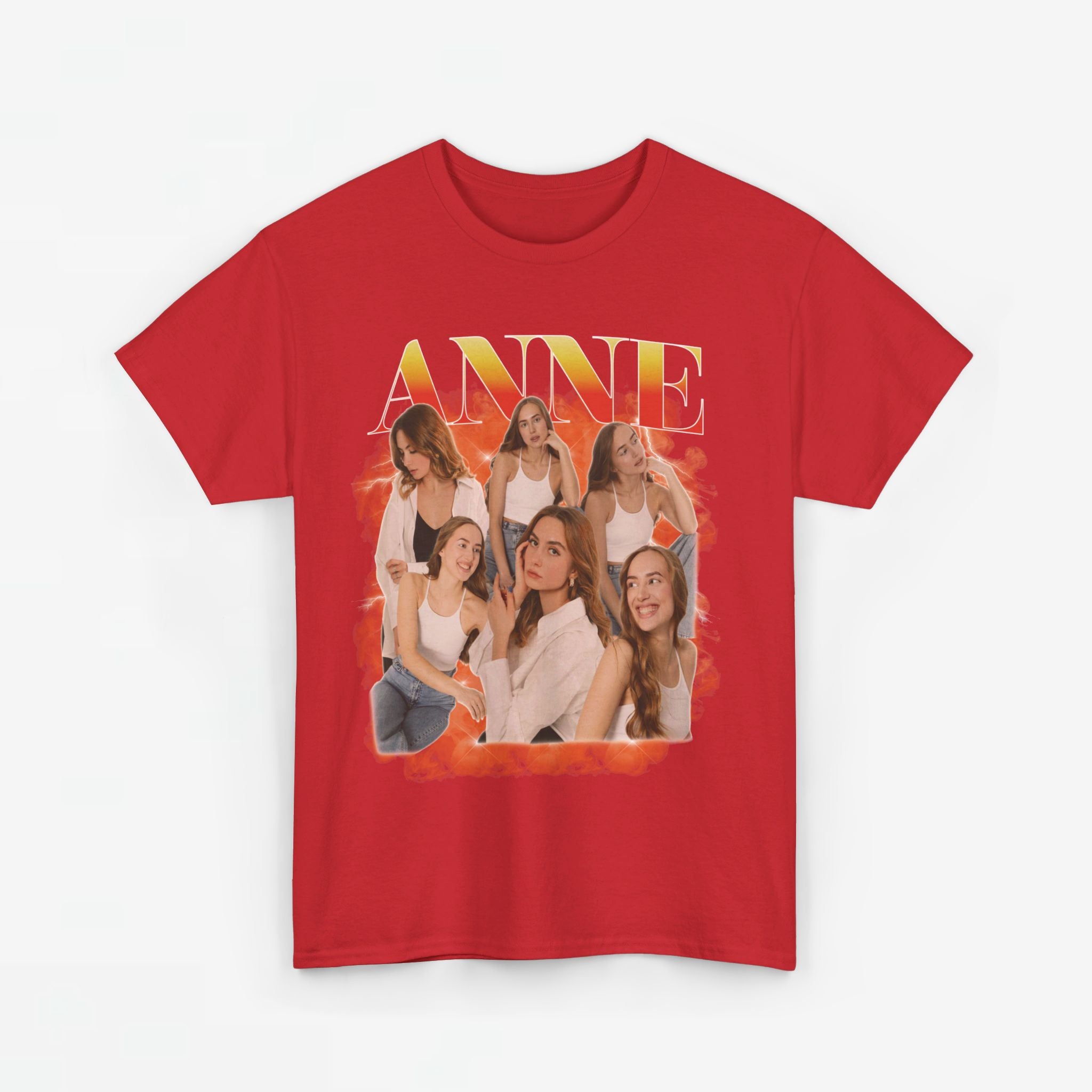 Gepersonaliseerde Cadeau - Vriendin/Vrouw Foto T-shirt - Grappige 90s Bootleg Shirt