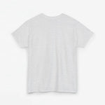 Grijs oversized t-shirt, effen zonder zichtbare opdruk.