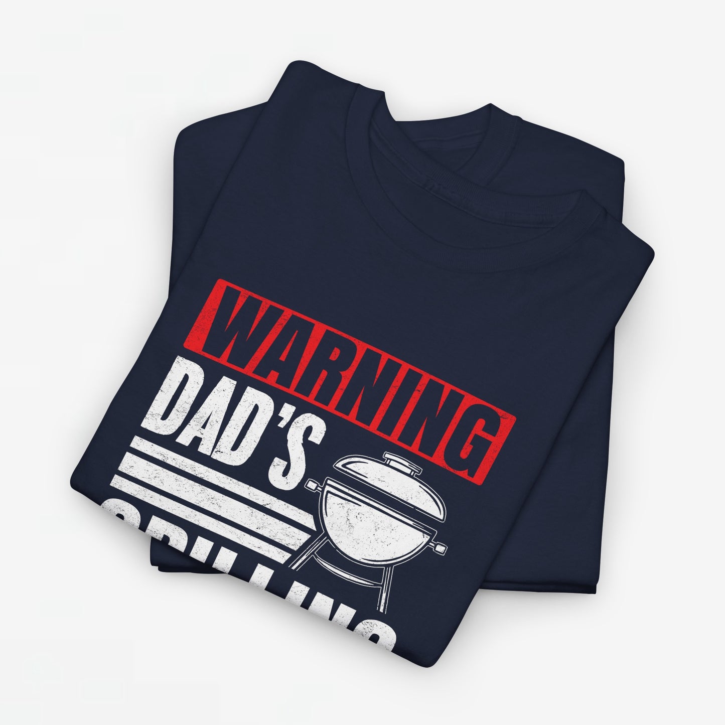 Vaderdag Papa Cadeau - T-shirt - Warning, Dad's Grilling - Oversized #25