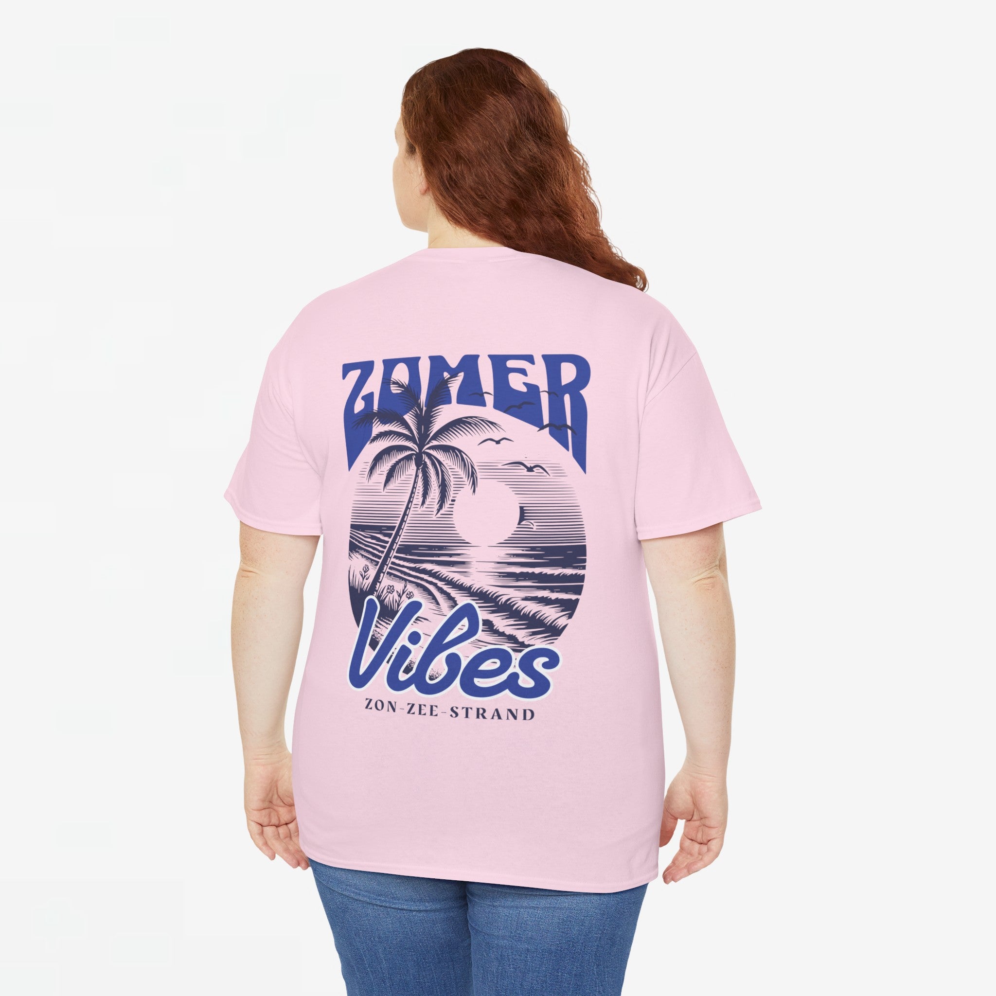 Zomer T-shirt voor Dames - Skrrtshirt Zomervakantie Oversized Tee #3- Zomer Vibes