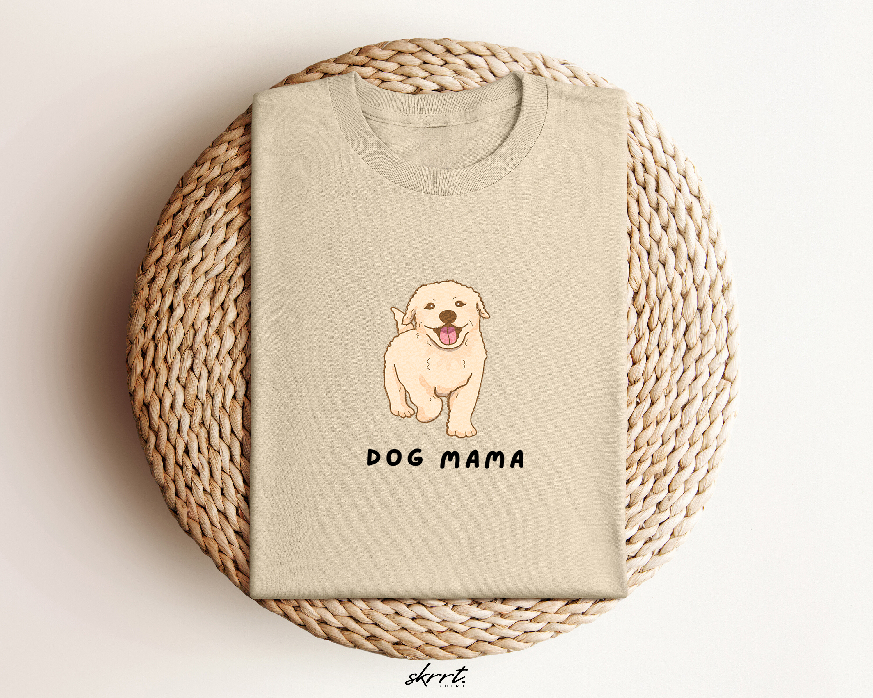 Moederdag Mama Cadeau - T-shirt - Dog Mama - Oversized - #64