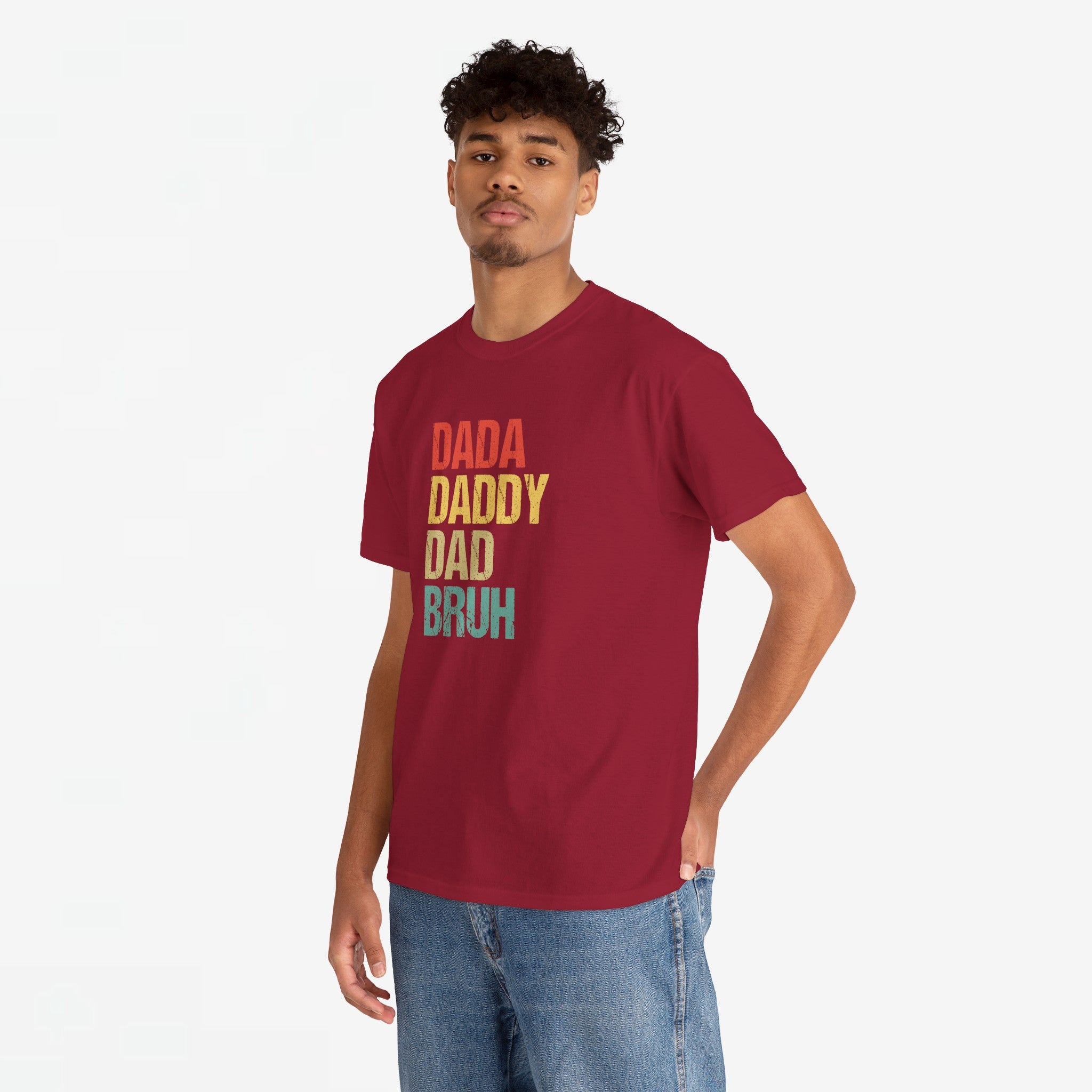 Vaderdag Papa Cadeau - T-shirt - Dada Daddy Dad Bruh - Oversized #28