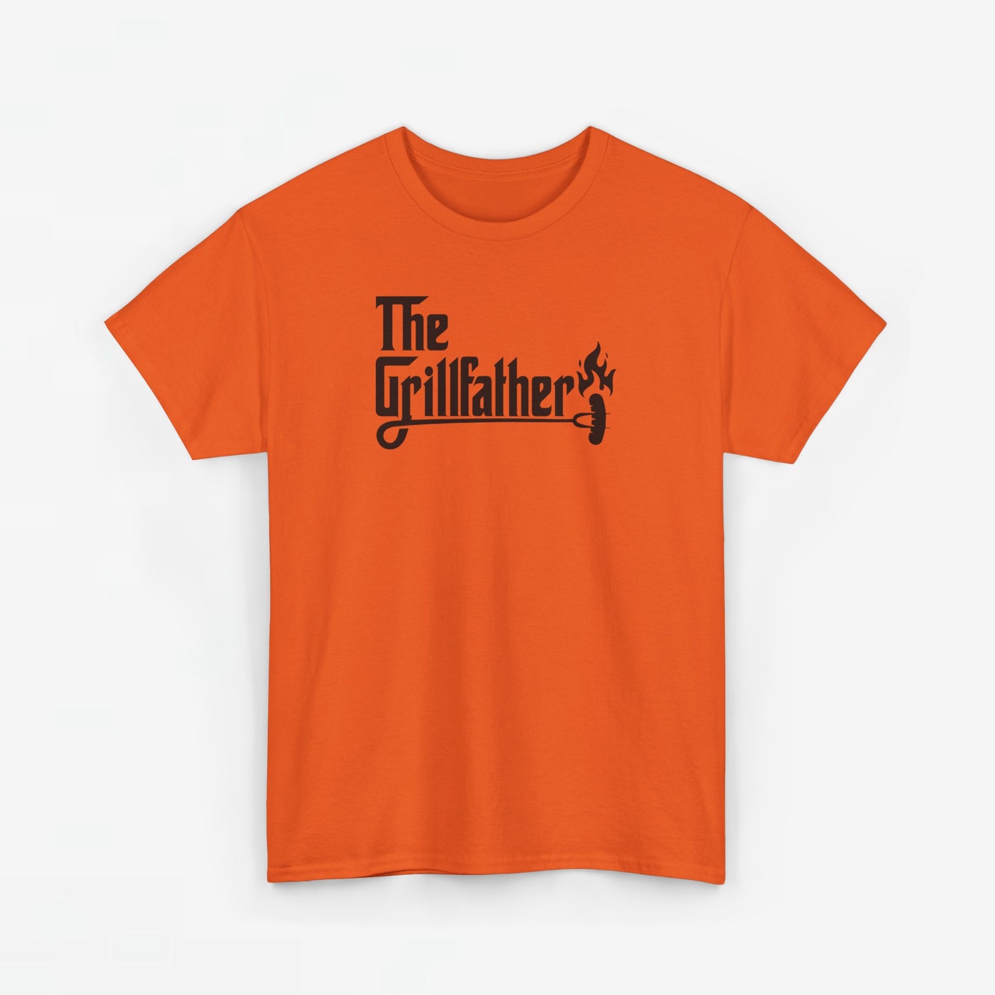 Vaderdag Papa Cadeau - T-shirt - The Grillfather (zwarte tekst) Oversized #2