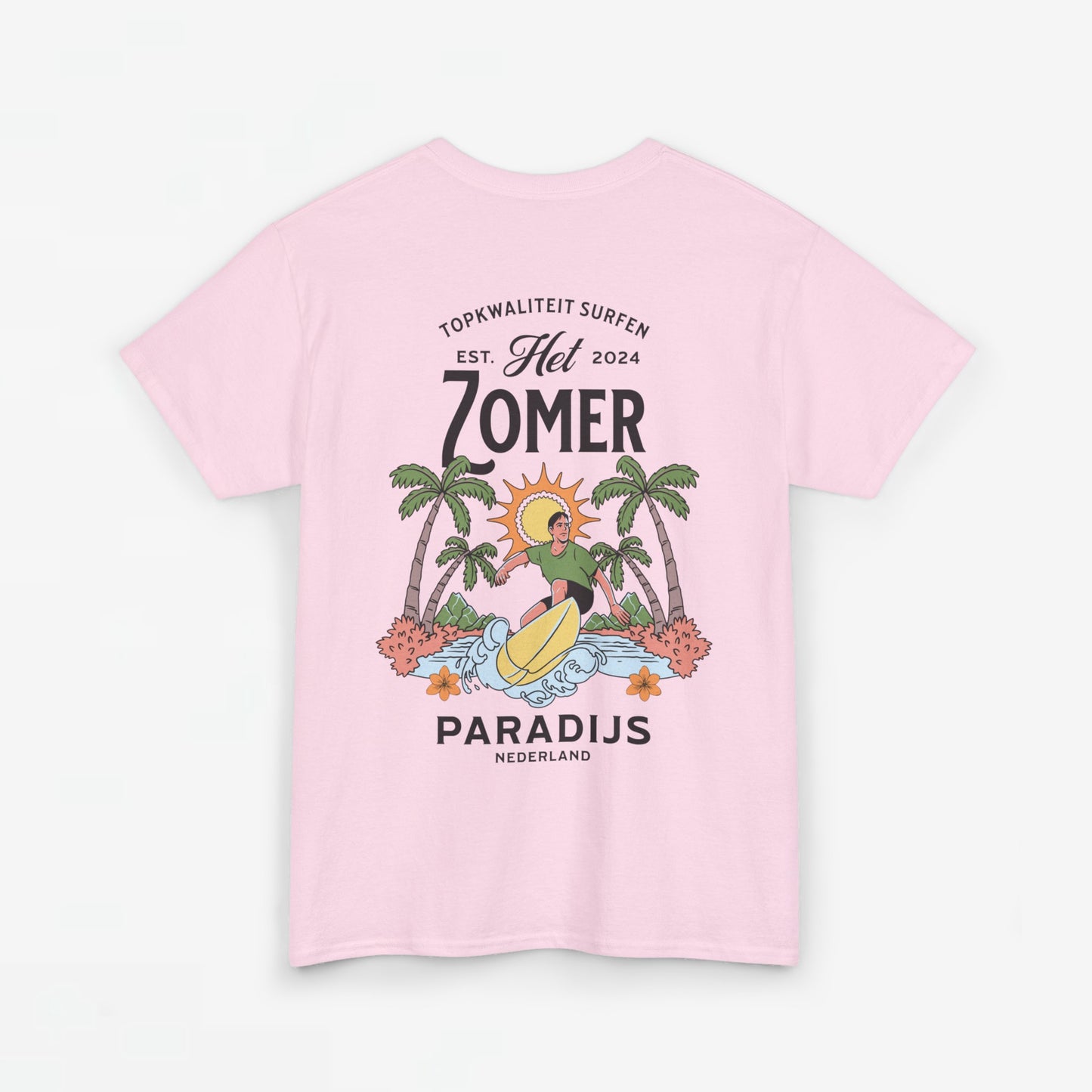 Zomer T-shirt voor Dames - Skrrtshirt Zomervakantie Oversized Tee #10 - Zomer Paradijs