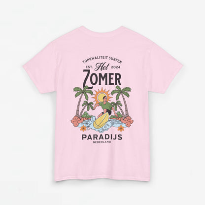 Zomer T-shirt voor Dames - Skrrtshirt Zomervakantie Oversized Tee #10 - Zomer Paradijs