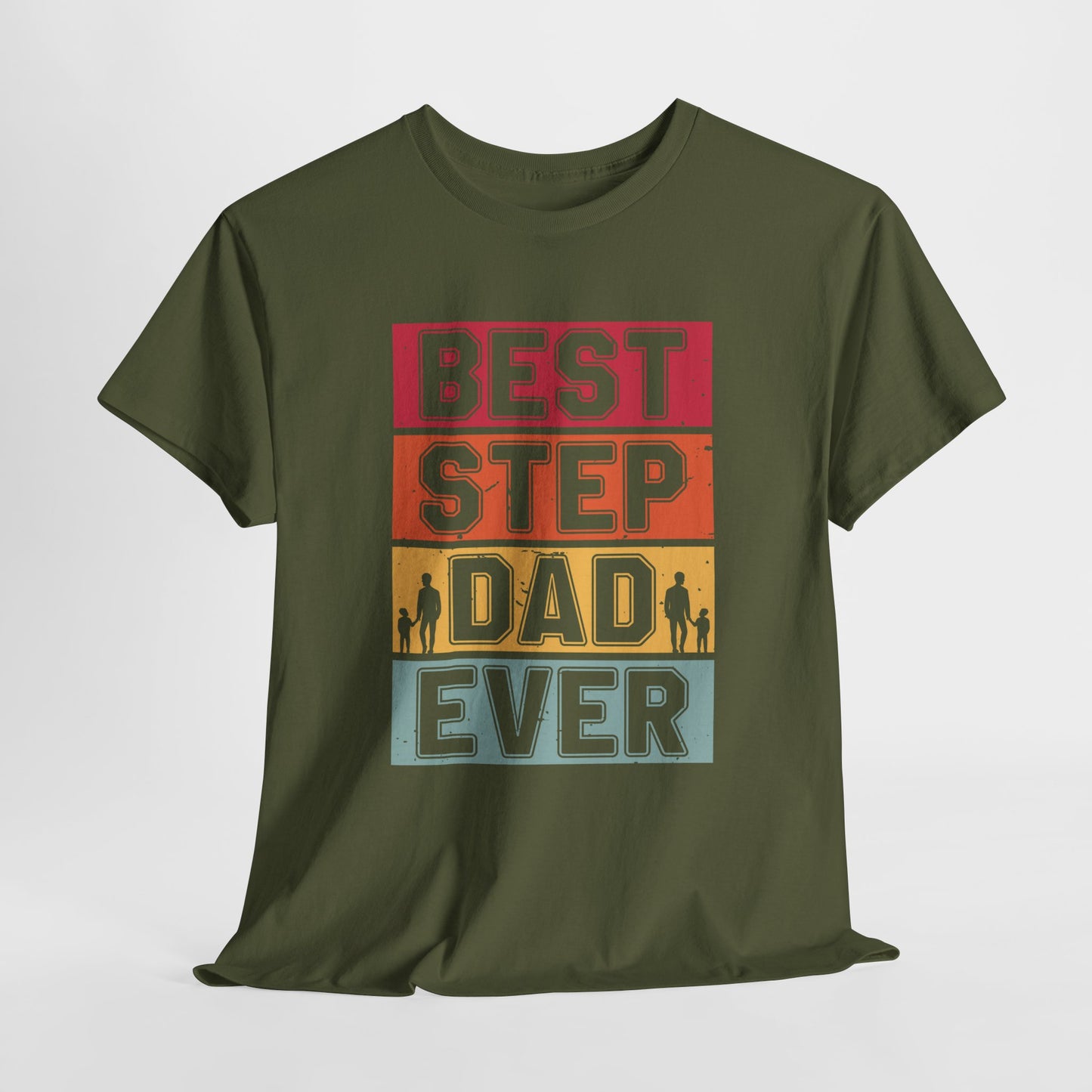 Vaderdag Papa Cadeau - T-shirt - Best Step Dad Ever - Oversized #31