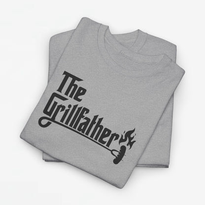 Vaderdag Papa Cadeau - T-shirt - The Grillfather (zwarte tekst) Oversized #2