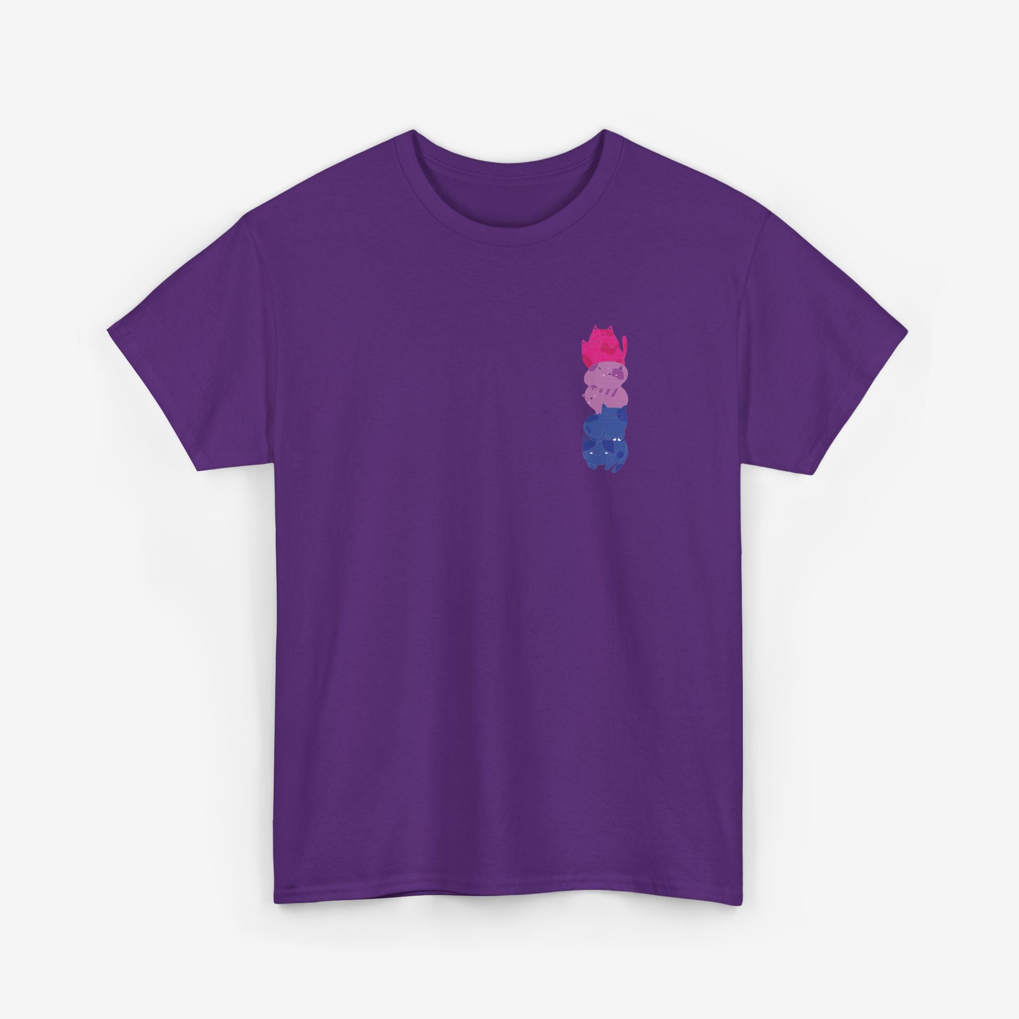 Gay Pride T-shirt - Katten Bi Vlag | SkrrtShirt