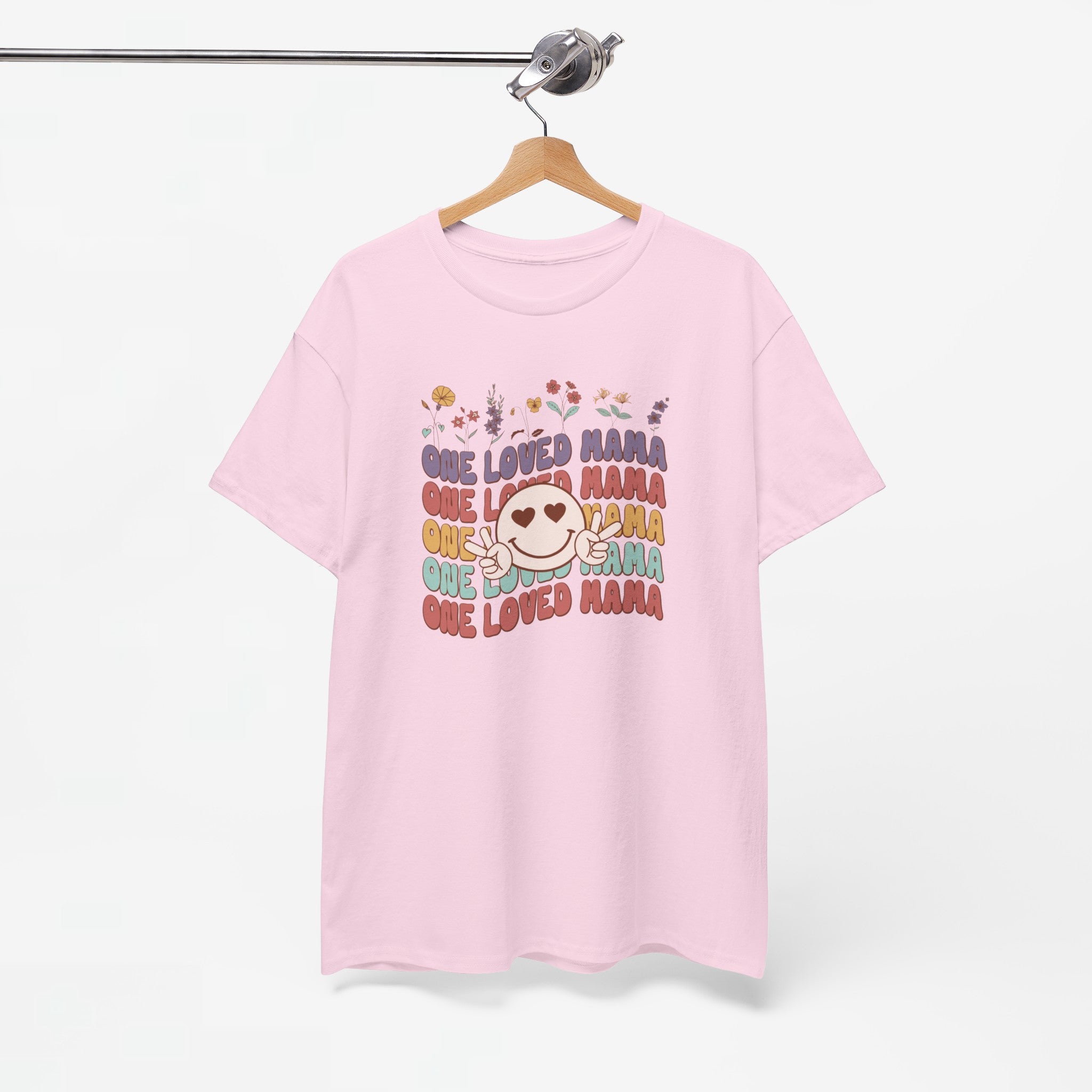 Moederdag Mama Cadeau - T-shirt - One Loved Mama - Oversized - #52