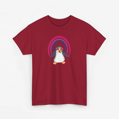 Gay Pride T-shirt - Bi Penguin - Oversized #59
