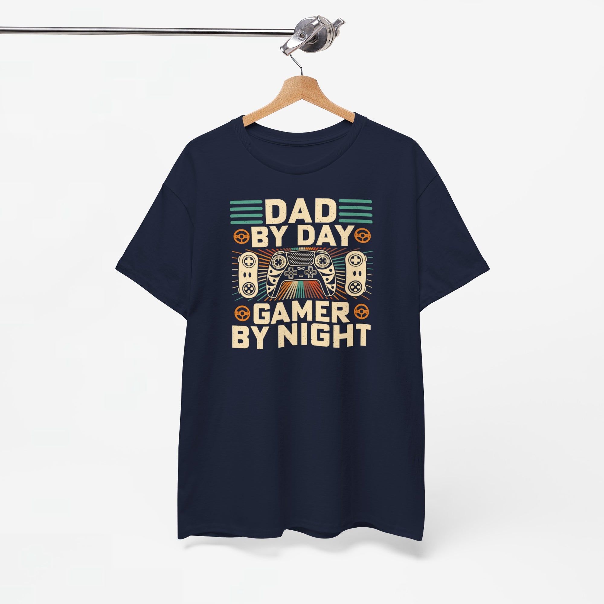 Vaderdag Papa Cadeau - T-shirt - Dad by Day, Gamer by Night - Oversized #6