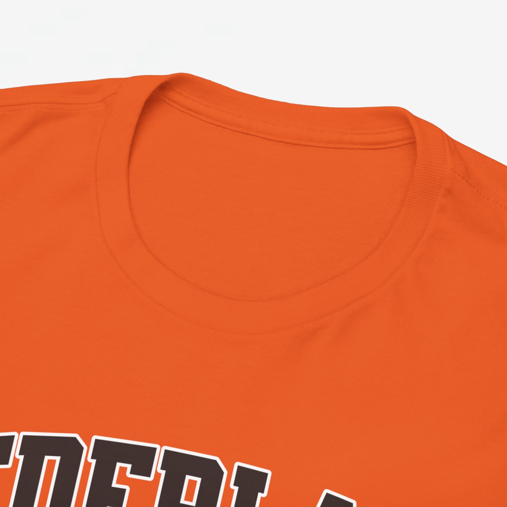 Oranje T-shirt voor EK, WK en Koningsdag - Personaliseer met Naam & Rugnummer - NEDERLAND met Leeuw (zwarte tekst)